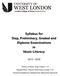 Syllabus for Step, Preliminary, Graded and Diploma Examinations in Music Literacy