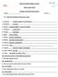 MARIYA INTERNATIONAL SCHOOL TERM 1( ) Revision work sheet (Answer key)