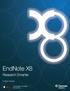 EndNote X8. Research Smarter. Online Guide. Don t forget to download the ipad App