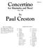 Concertino. Paul Creston