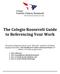 The Colegio Roosevelt Guide to Referencing Your Work