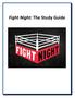 Fight Night: The Study Guide