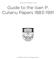 Guide to the Ioan P. Culianu Papers