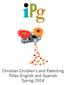 Christian Children's and Parenting Titles Spring Summary: