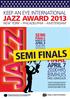 jazz award 2013 APRIL HRS keep an eye International SEMI NEW YORK - PHILADELPHIA - AMSTERDAM HRS VANAMSTERDAM.nl