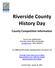Riverside County History Day