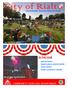 City of Rialto. Community Services Department IN THIS ISSUE. 4th of July Celebration. July 2018 Newsletter