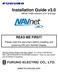 Installation Guide v3.0 MFD8/12/BB software v2.01 and later