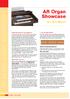 AR Organ Showcase WITH GLYN MADDEN APRIL / MAY Could you write for our magazine?