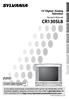 CR130SL8. 13 Digital / Analog Television. Owner s Manual
