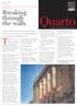 Quarto THE. Breaking through the walls. In this issue A new strategy is revealed; a new team joins the Library; and the spotlight is on science