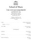 School of Music THE CITY OF TOMORROW. Elise Blatchford, flute Stuart Breczinski, oboe Rane Moore, clarinet Nanci Belmont, bassoon Leander Star, horn