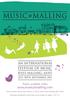 AN INTERNATIONAL FESTIVAL OF MUSIC WEST MALLING, KENT 21ST-30TH SEPTEMBER Tickets available online