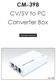 CM-398 CV/SV to PC Converter Box