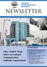 NEWSLETTER. Ultra Modern Head Office for National. Communications. Authority Commissioned IN THIS ISSUE NATIONAL COMMUNICATIONS AUTHORITY