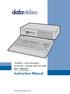 HD/SD 12-CHANNEL DIGITAL VIDEO SWITCHER SE-2800 ( 8 / 12 CHANNEL ) Instruction Manual