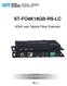ST-FO4K18GB-RS-LC. HDMI over Optical Fiber Extender VER 1.4