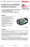 Low-cost 1080i/720p interface to Sony FCB-H11 CoaXPress digital interface Power, control and data over a single cable