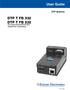 User Guide DTP T FB 332 DTP T FB 232. DTP Systems. Two-input Universal Floor Box Twisted Pair Transmitters Rev.