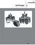 Ion Pumps. Technical Information. Specifications/Ordering Information. Introduction Ion Pump Guide