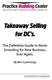 Takeaway Selling for DC s.
