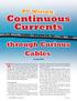Continuous Currents. When inspectors see a photovoltaic (PV) power system. through Curious Cables. by John Wiles