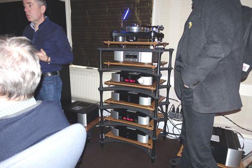 The high end Moon Audio stack which KEF used for the Muon demo, which material included visitor s LPs.