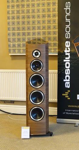 Sonus Faber Venere Signature While not formally presented I got a promising earful from the latest Italian made Sonus Faber Venere Signature tower speaker, visually showy, and