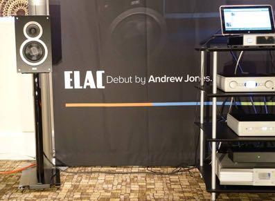 Elac powered into this show with the new Andrew Jones designed budget stand mount compact, this the first in their Debut series.