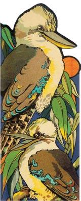 A Kookaburra Shape Book from this rare Sydney series. Sydney, John Sands, November 1931.
