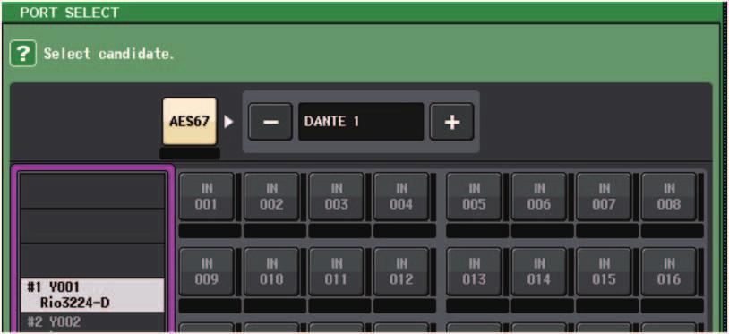 This allows the CL/QL console and R series to establish an audio connection with audio networks that support AES67, such as Ravenna.