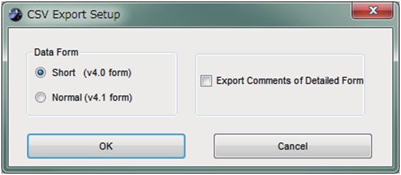 CL/QL Editor CL/QL Editor Reading and Writing CSV files Added option for writing CSV files You can now set an output format before selecting a folder for writing CSV files.