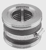 Vibration Absorber Vibration absorbers are used to inhibit the propagation of vibrations from the turbomolecular pump to highly sensitive instruments like electron beam microscopes, micro-balances or