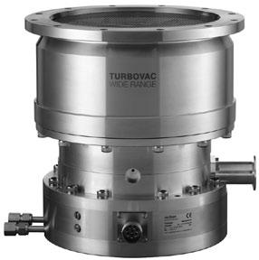 Mechanical Rotor Suspension with Compound Stage TURBOVAC TW 2401 Typical Applications - R & D - Thermonuclear fusion - Space simulation - Data memories - Coating Technical Features Ø d D50 ISO-F -