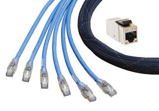 Category 6A, 10GX Shielded Pre-Terminated Cabling System Couplers, Accessories and Cable Assemblies 10GX Shielded Pre-Terminated Cable System The 10GX Shielded Pre-Terminated Cabling System delivers