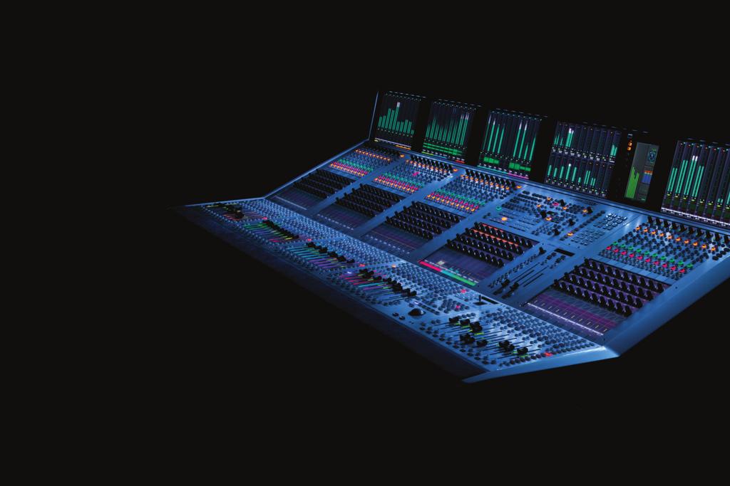 Seamless integration Upgrading the mixer shouldn t mean changing the workflow Studer s AutoTouch Plus Dynamic Automation System allows the most complex automation tasks to be carried out within a