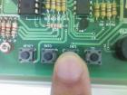 The notch of the IC must match the notch of the IC socket as shown in the picture. Notch on this side Power OFF C.