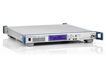 R&S SFE100 test transmitter The R&S SFE100 is a powerful single-standard test transmitter for digital and analog TV and audio transmission standards.