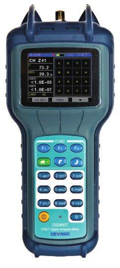 As a professional device, DS2400T demodulates and measures the signal with high accuracy.