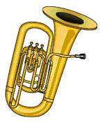 Composers use the brass family for big themes and brilliant passages. HOW MANY: There are four members of this family: horn, trumpet, trombone, and tuba.