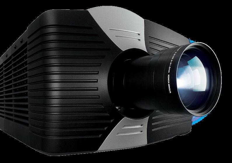 Projection Entertain with Christie Solaria Series projectors Powerful and high-performing, you can rely on Christie Solaria Series projectors