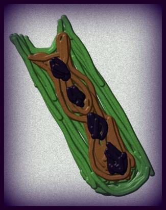 I think it is fun to play with food, like make celery boats with raisins for people