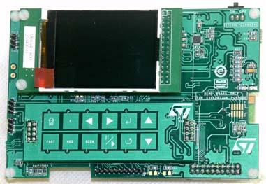 Graphic panel with ZigBee features based on the STM32 and SPZBE260 module Data brief Features Microsoft FAT16/FAT32 compatible library JPEG decoder algorithm S-Touch -based touch keys for menu