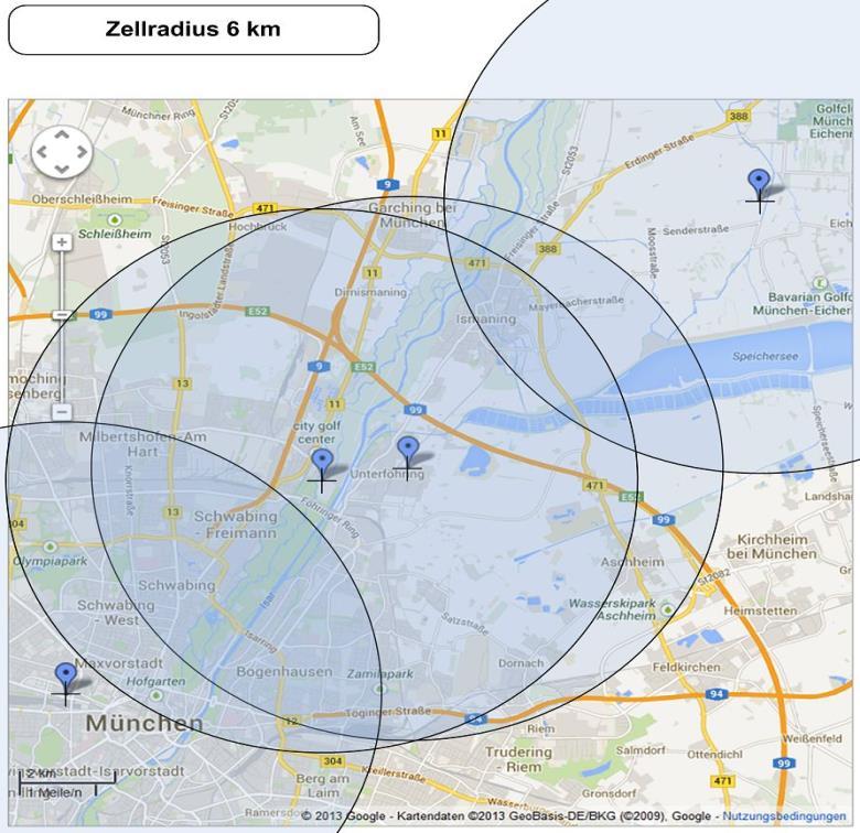 Industry first field trial of embms Single Frequency Network (SFN) in Munich, Germany Implemented with commercially available Flexi enodeb hardware 7,5km 2km 10km Q3/14: field trial start