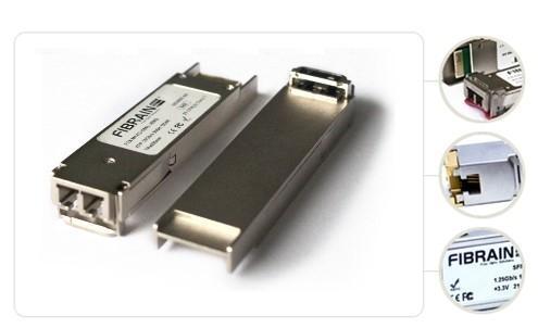 FTX-S1XG-S55L-040D XFP 10GBase-ER, 1550nm, single-mode, 40km Description FTX-S1XG-S55L-040D series XFP transceiver can be used to setup a reliable, high speed serial data link over single-mode fiber.