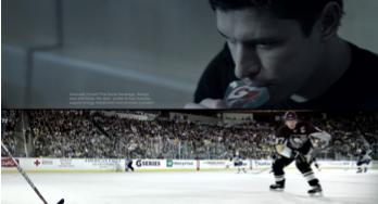 Sidney Crosby Split Screen :30 Television Spot refer to file Sidney_SplitScreen_30 During the NHL All-Star game in January, 2012 a :30 second