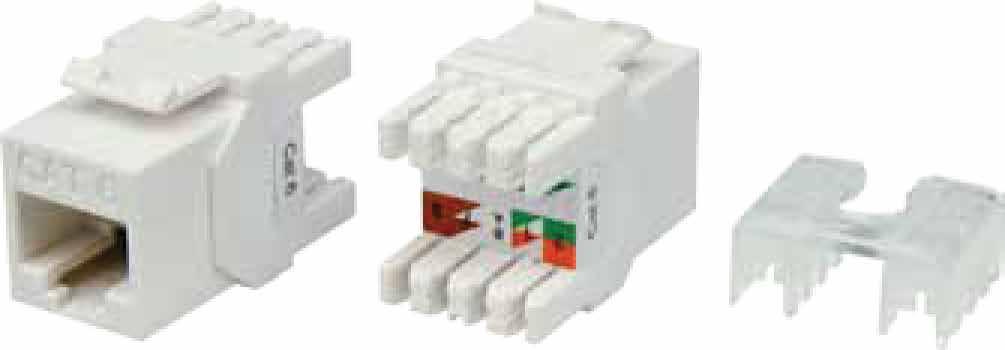 ModSecur Cat 6 UTP Keystone jack(180º) ModSecur Cat 6 UTP Keystone jack(90º) Features: Available in Cat6, T568A/B wiring, meet or exceed TIA/EIA Cat6 requirements Housing: high temperature