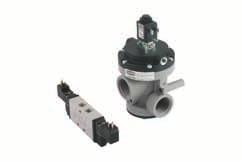 Solenoid s Solenoid s EMVP Nominal diameter from 5 mm to 50 mm Suitability for Industry-Specific Applications Applications Solenoid valve for control at high nominal flow rates Control of vacuum,