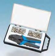 Crimpmaster Crimp Frame Tool Also available in these kits: 30-506 Crimp release provides 33-400 33-917 operator safety. Pressure adjustment for actuation force.