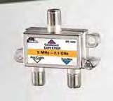 4GHz 85-334 3 GHz Double Grounding Block 85-311 Use terminators (85-038) on all unused ports for optimal performance.